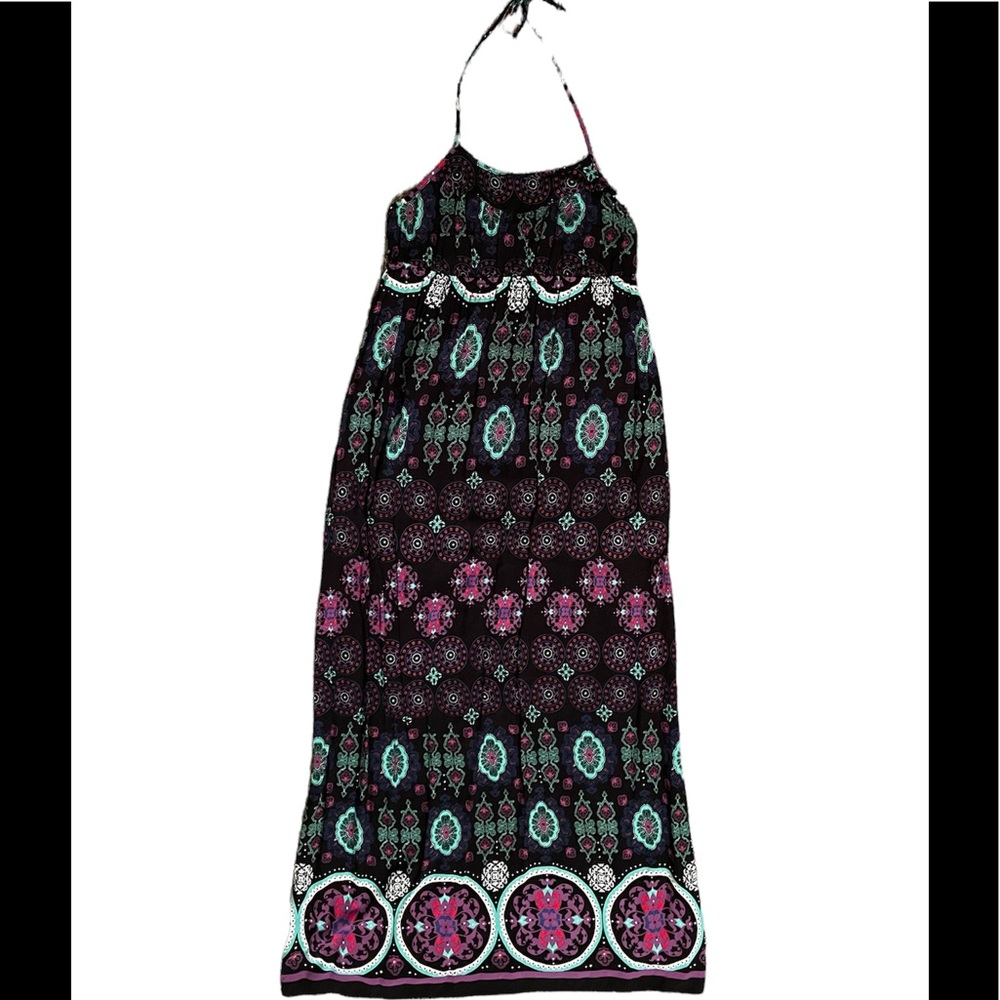 Halter Neck Maxi Dress by Xhilaration - size M